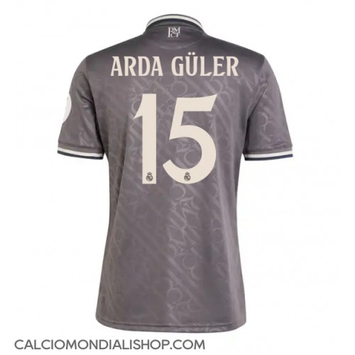 Maglie da calcio Real Madrid Arda Guler #15 Terza Maglia 2024-25 Manica Corta